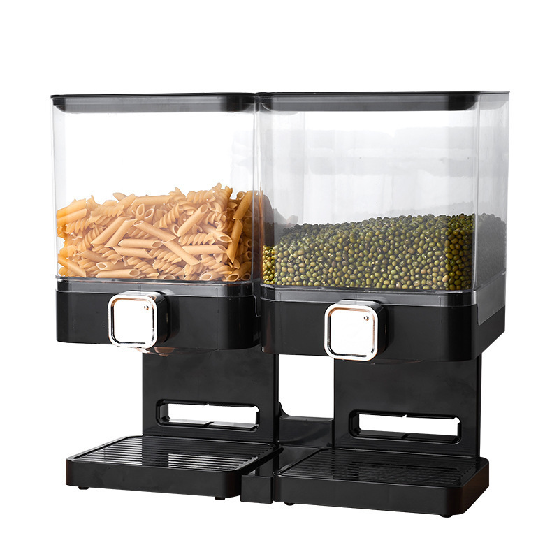 Máquina de cereales Latas selladas para alimentos Latas de almacenamiento de granos diversos Latas de frutos secos de cocina Latas de bocadillos Latas de almacenamiento Dispensador de granos