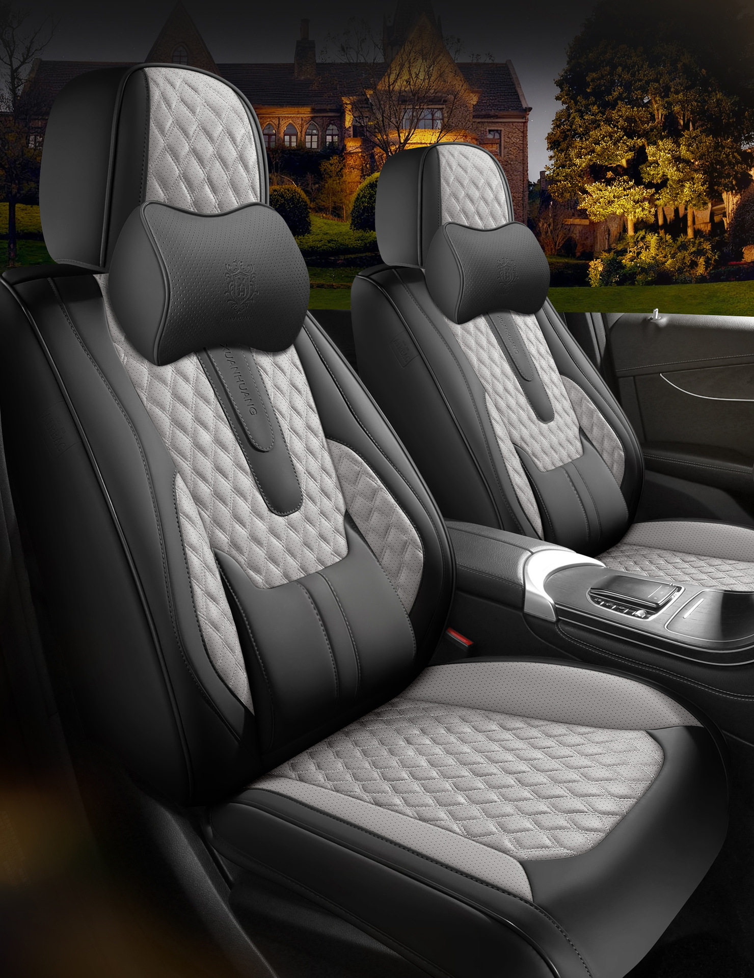 26-Year New Model Cross-Border Solid Waist-Supporting Nappa Leather All-Season Universal Seat Cushion for Export Wholesale Car Seat Cushion