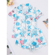 X 36742 Turtle print home wear set ����ӡ���Ҿ���װ�羳
