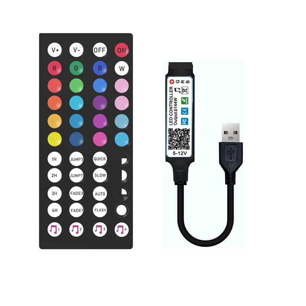 Музыкальный контроллер, лампа, Aliexpress, Amazon, 44 клавиши, Bluetooth, 5В
