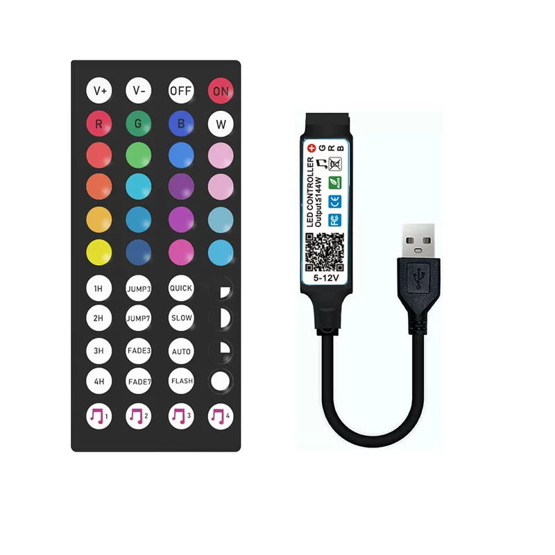 Музыкальный контроллер, лампа, Aliexpress, Amazon, 44 клавиши, Bluetooth, 5В