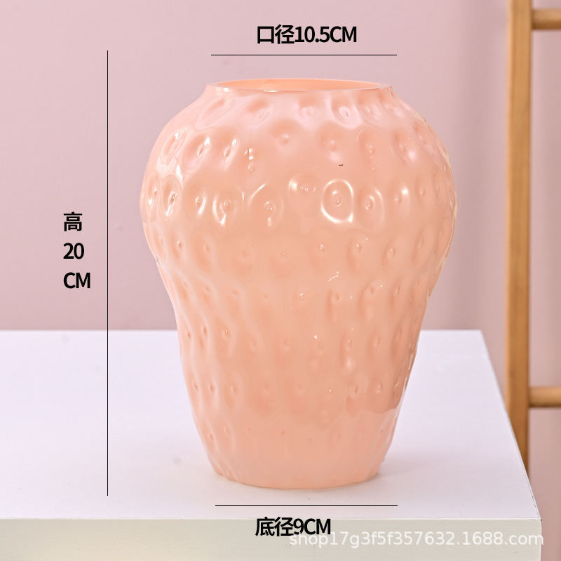 큰 딸기 가루 옥