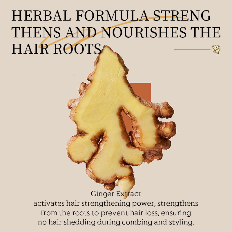 KORMESIC Shampooing rafraîchissant au gingembre nettoyant et contrôle de l'huile 300 ml_voghion.com