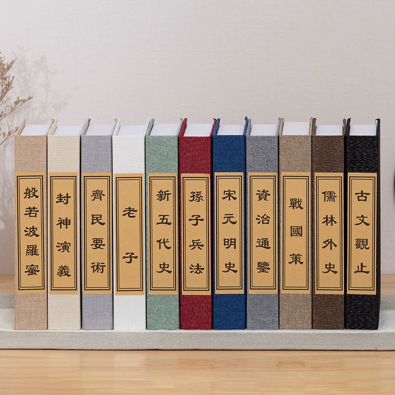 Книжная полка, реалистичные реквизиты, украшения для офиса, китайский стиль