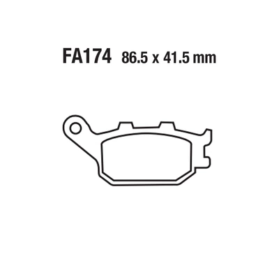 pad FA174 CBF CRF CB – Tormoz supportları