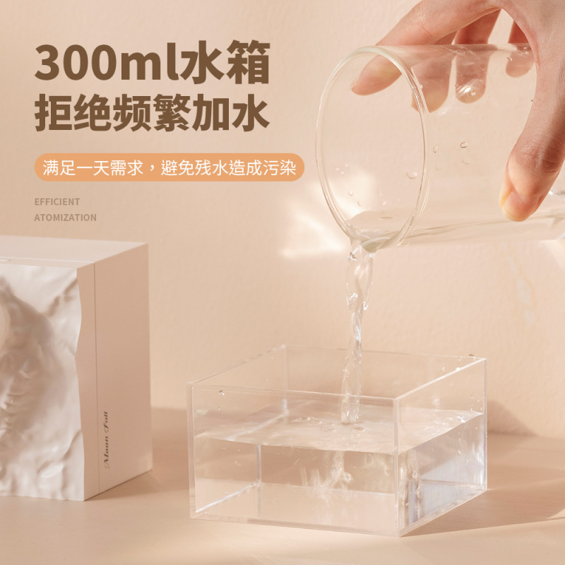 Usb加湿器新型月夜灯ミニデスクトップ加湿器家庭用オフィス空気噴霧加湿補水|undefined