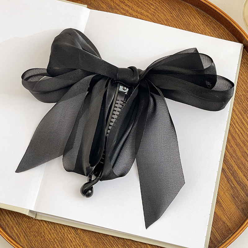 Otoño y invierno super fairy arco princesa cabeza agarrar clip de cabeza mujer detrás de la cabeza clip cuadrado muestra cara pequeña clip de pelo adornamiento de cabeza clip de pelo