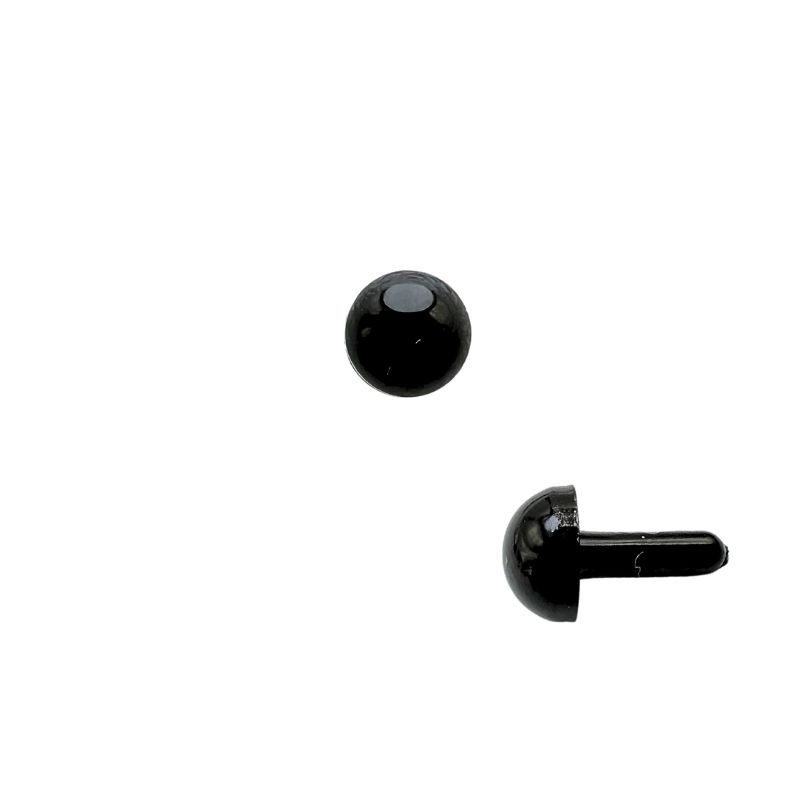 Ojo redondo pie recto mango recto ojo nariz poke fieltro de lana Twist stick DIY accesorios de muñeca hechos a mano