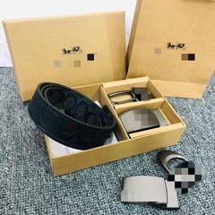 跨境皮带男士商务百搭经典款双面腰带休闲时尚品裤带