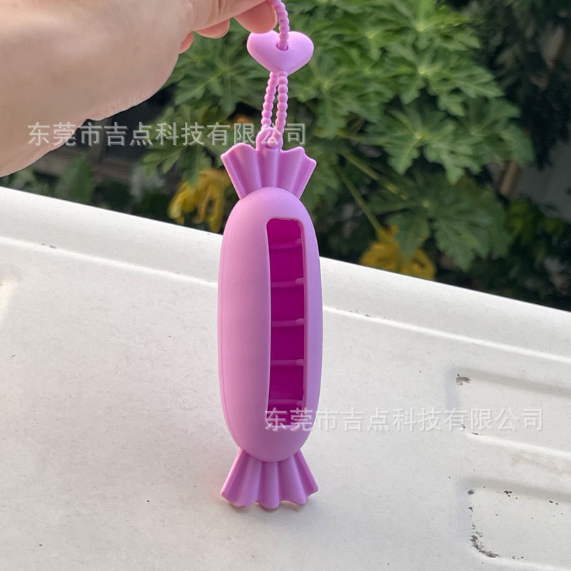 跨境口红硅胶套保护套食品级创意造型硅胶唇膏套防摔便携保护壳|undefined