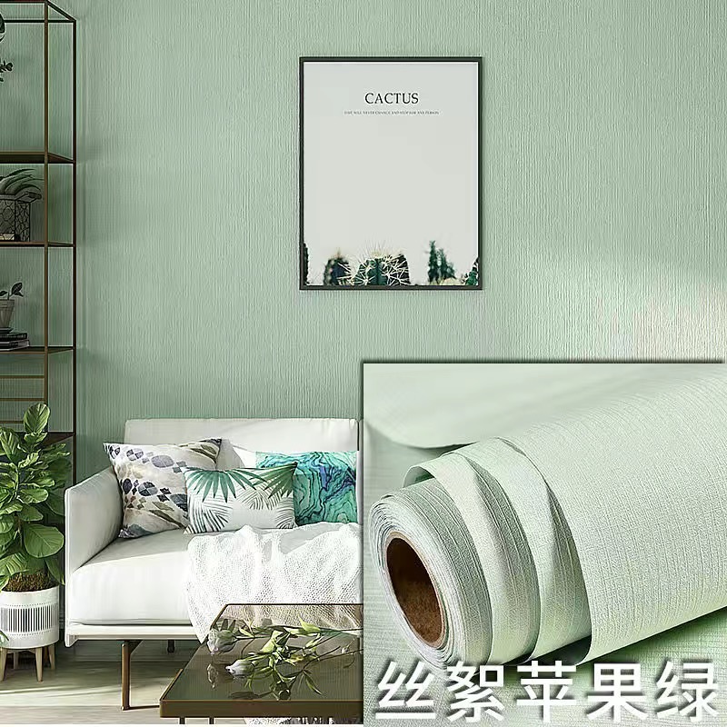 Papel de mesa papel de pared autoadhesivo dormitorio cálido pastoral pequeño fondo rojo de red de flores pegatinas renovación de la pared dormitorio universitario