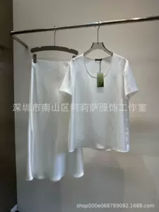 南油高货2025年夏季法式质感高级感新款裙套装醋酸双面缎高奢套装