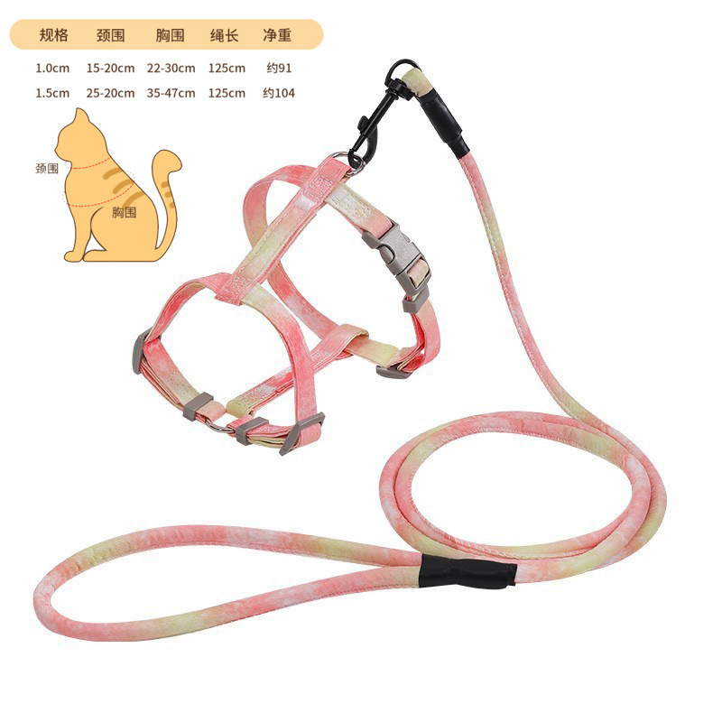 Nueva mascota transfronteriza en forma de I correa de gato correa de perro de gato correa de espalda en forma de I