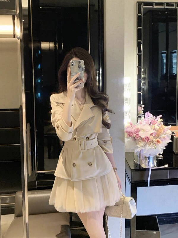 【千金姐感】2025新款秋装高级感气质绑带麂皮绒外短套女|undefined