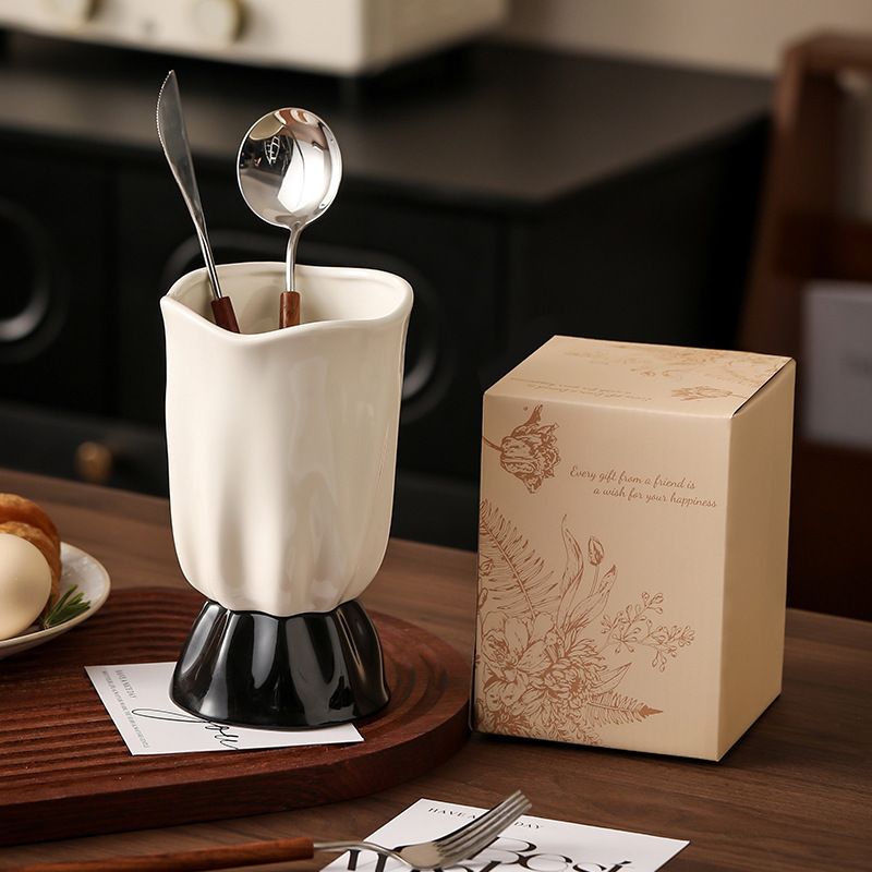 収納ラック 箸かご 多機能キッチン食器収納ラック 箸筒 セラミック排水管 箸ラック スプーン フォーク|undefined