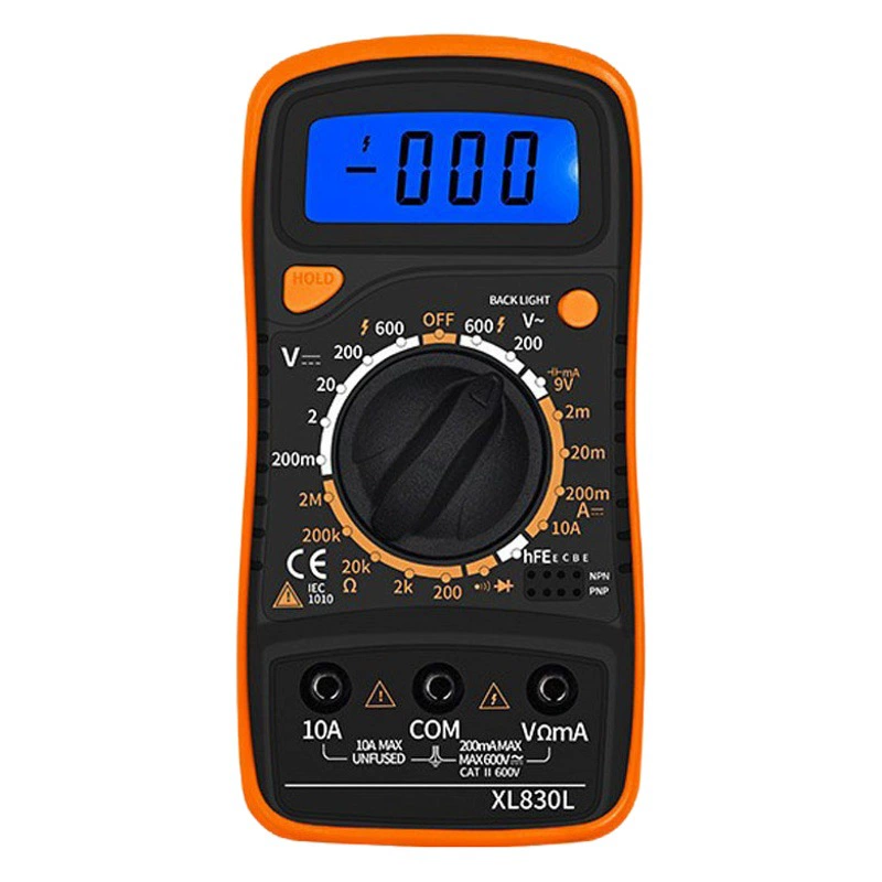 Трансграничный специальный портативный многофункциональный универсальный цифровой зуммер вольтметр Умный Цифровой мультиметр XL830L