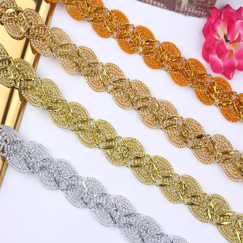 Manufacturer's wealth and gold lace wholesale gold and silver lace…