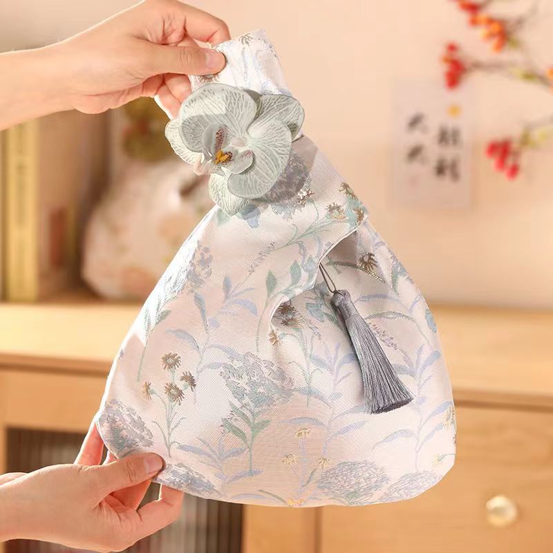 伴娘伴手禮袋結婚回禮袋婚禮喜糖袋新中式手腕包手手提袋喜糖批發