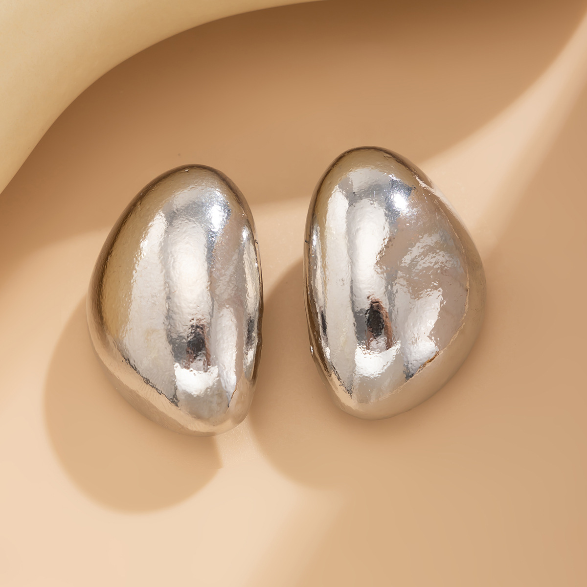 12g Weight Steel needle Ear Needle Material Drop Earrings, Ear Studs Classification 1 Pair Quantity Party, Street Occasion Alloy Material Geometric Pattern Women's Gender Polished Finish Plating Design Exaggerated, Punk Style 1 Pair Exaggerated Punk Geometric Plating Alloy Drop Earrings Ear Studs 17