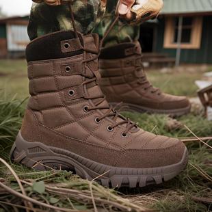 One-Piece Drop-Shipping Cross-Border Large Size 47 Combat Boots Men's Non-Slip Wear-Resistant Field Boots Men's Tactical Boots Cross-Country Running Shoes Boots