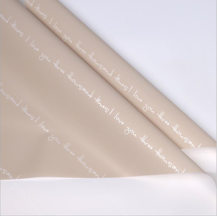 Fábrica de fiestas de flores nuevo papel de embalaje de flores de flor florista de flores de alto lujo papel de embalaje de regalos