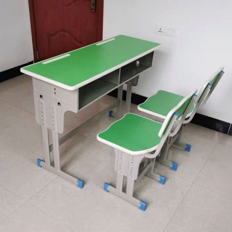 이중 기둥 테이블과 의자 녹색 및 흰색 - 도매 - 8개 세트 이상 무료 배송