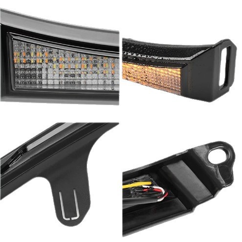 Aplicable a TOYOTA 03 - 05 Supermaster 4runner luz diurna luz de niebla frontal luz de dirección de agua corriente luz diurna