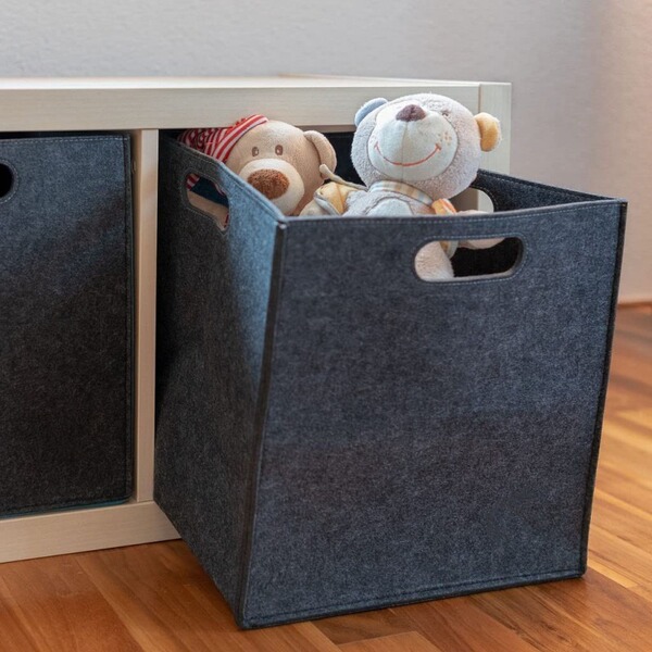 folding capacious storage basket