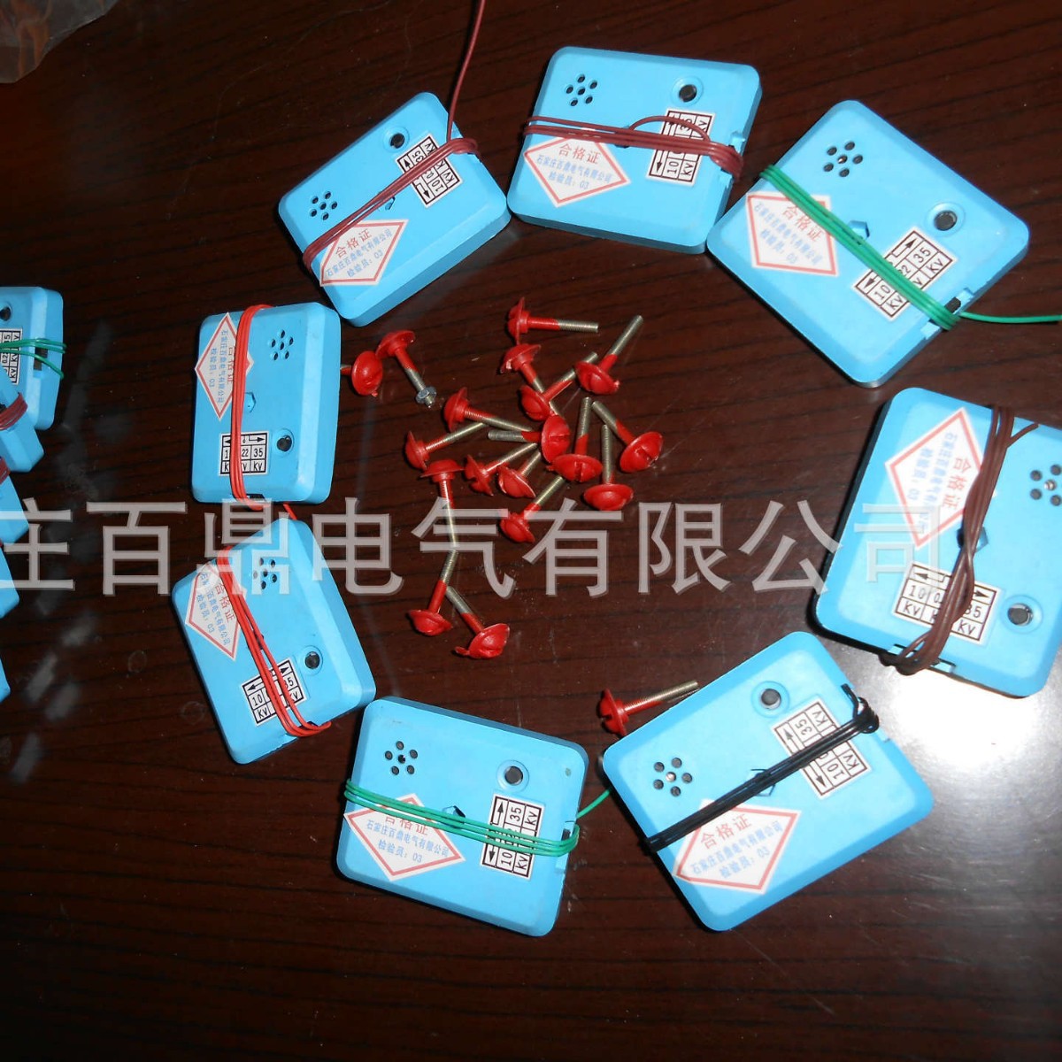 百鼎安全帽用语音近电感应器/高压线路近电提示器400v