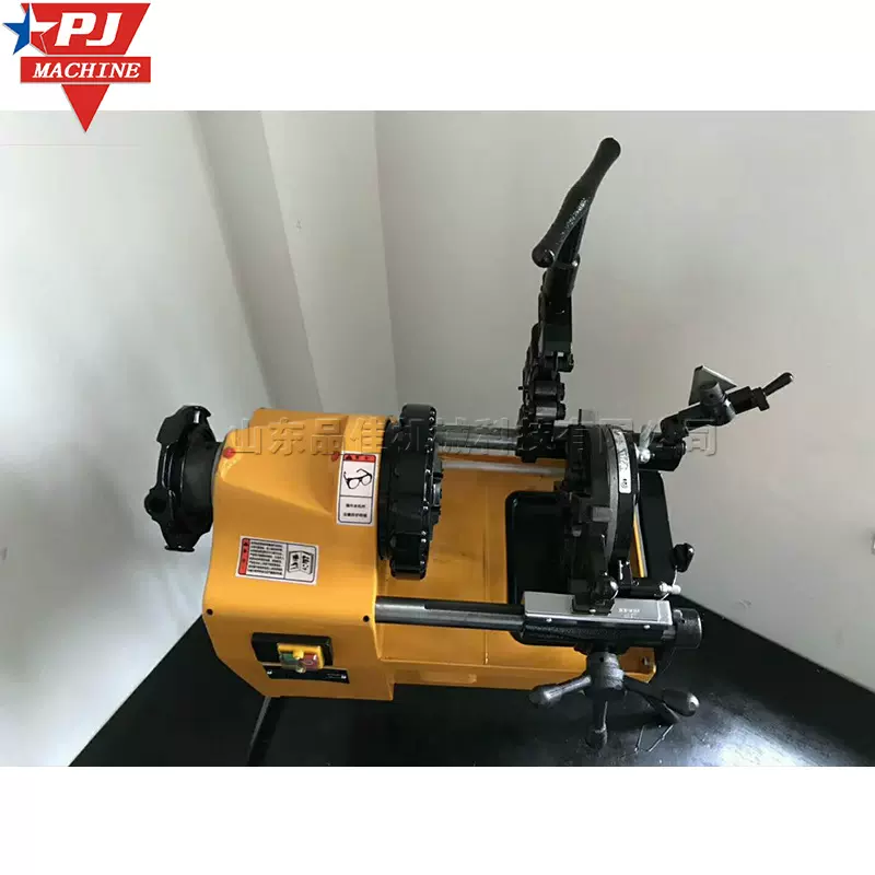 电动液压式螺纹套丝机 自动套切圆管切断设备 建筑管道套丝机