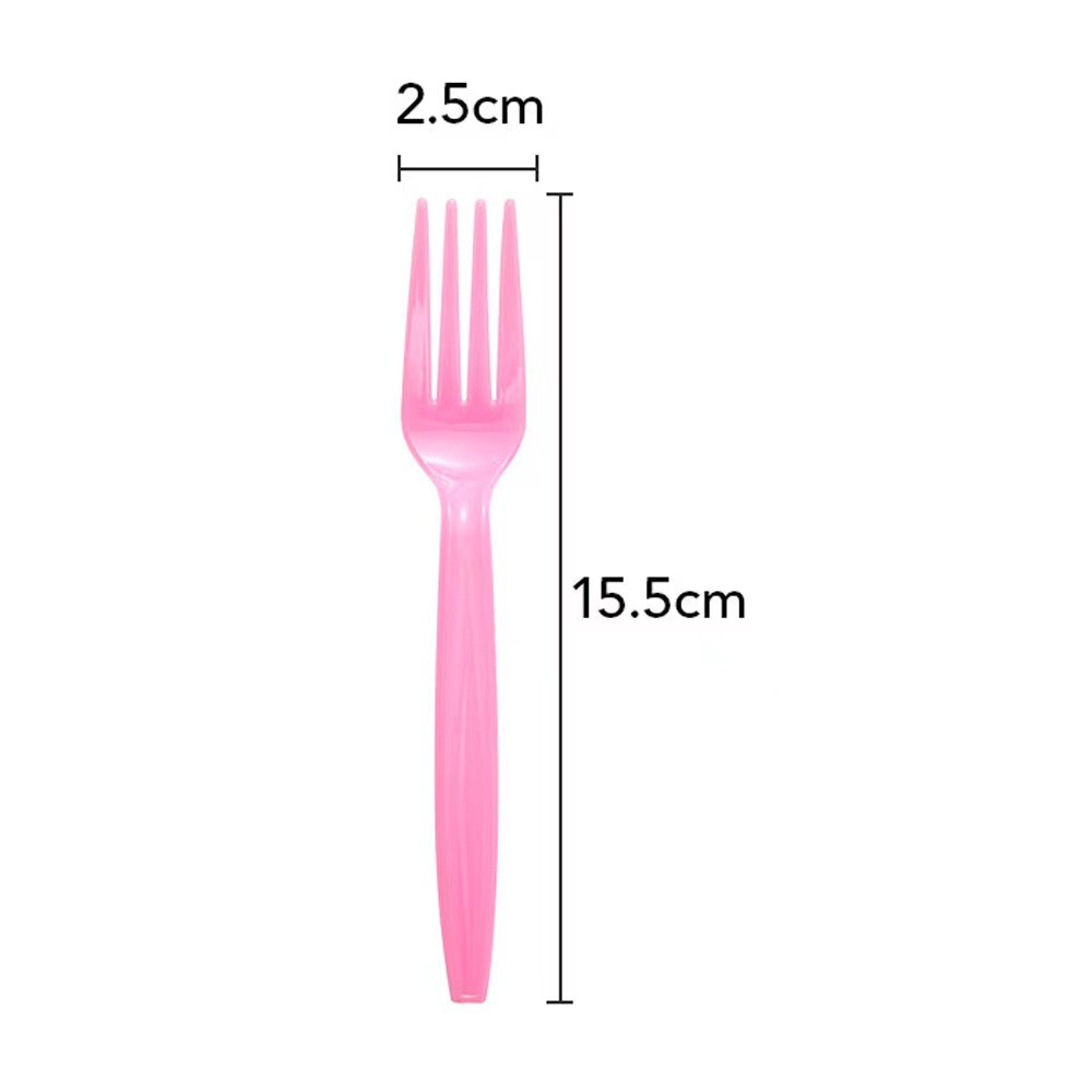 핑크 포크 10PCS