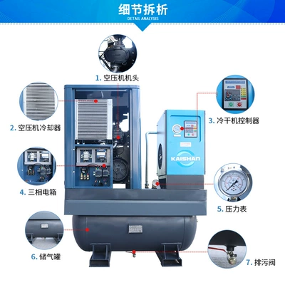 Hava kompressorları Screw-Type Air Compressor, Industrial