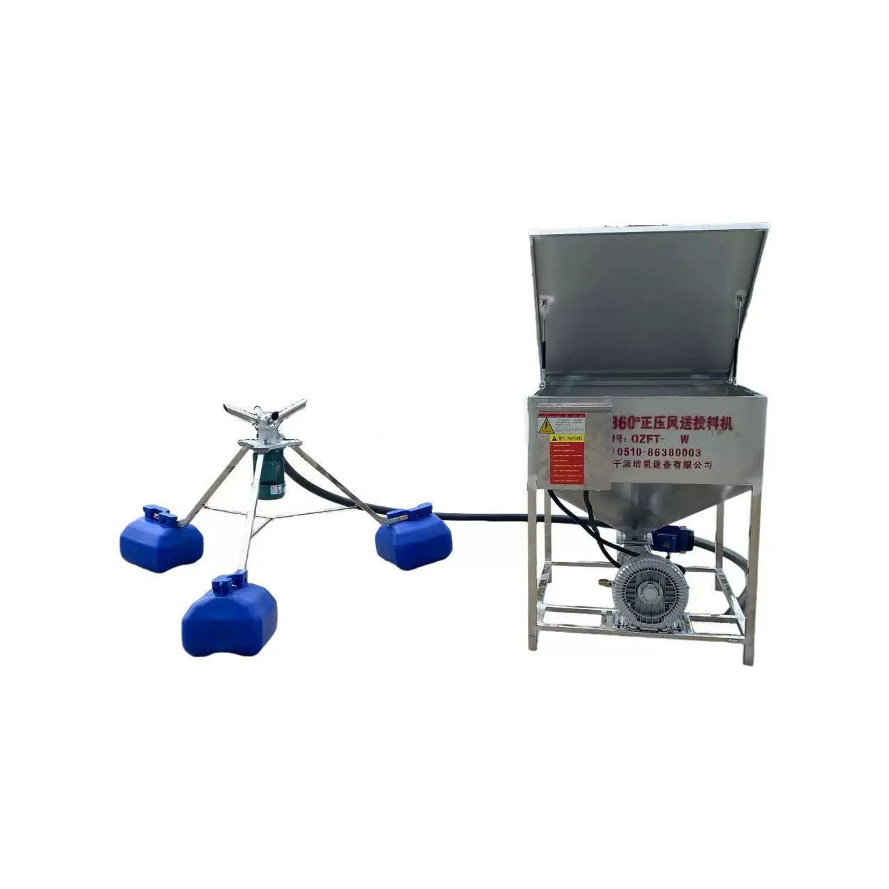 Воздухоподатчик с положительным давлением 360 ° Дистанционная транспортировка трубопровода Черная трубка Распылитель для краски Кронштейн из нержавеющей стали Посыпка Головка