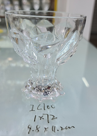 Tazón de yogur de vidrio Taza de postre de frutas Taza de helado Tazón de polvo de hielo Taza de desayuno creativa Taza de batido Taza de helado de bebida fría