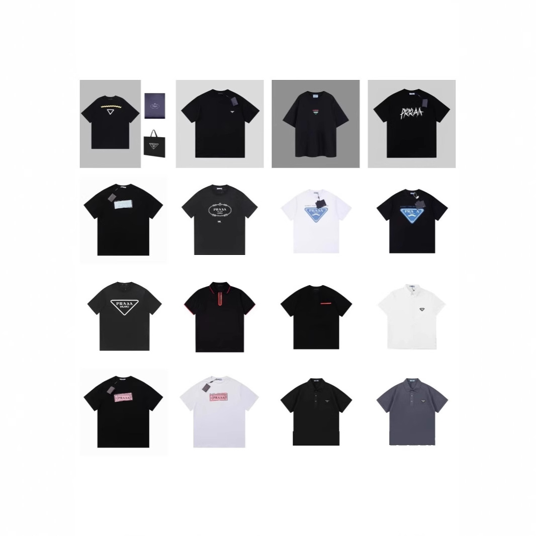 Pula's Short-Sleeve T-Shirt Series Features a Collection of Metal Triangle Logos, Luxurious and Trendy Unisex T-Shirts, Exclusively Available for Cross-Border Sales