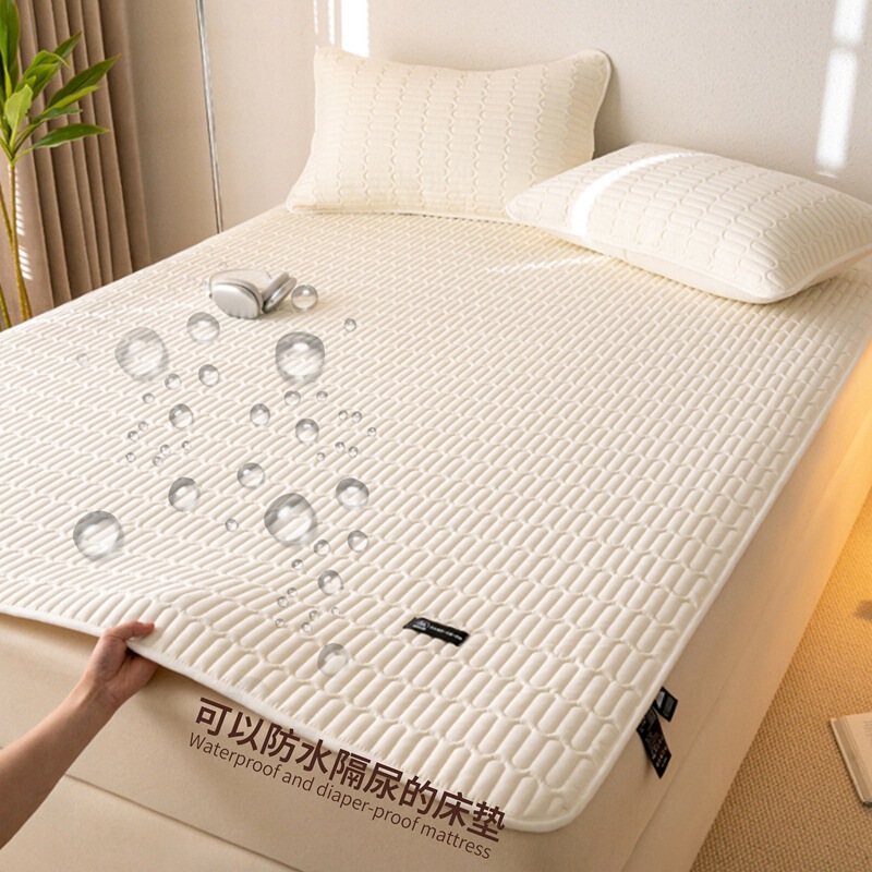 Class A waterproof urine-proof mattress pad raw cotton antibacterial padded pad soft mattress Simmons non-slip bed pad