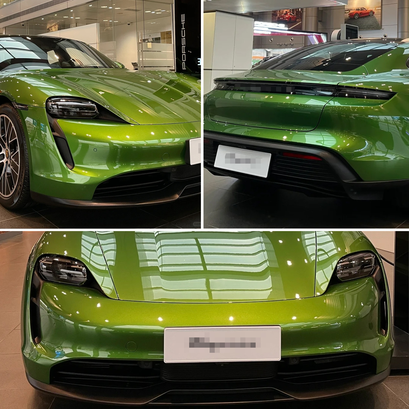 Cross-Border Supply of High-Quality Tpu Color-Changing Film Ppf Ultra-Bright Metallic Mamba Green Car Color-Changing Protective Film Anti-Scratch