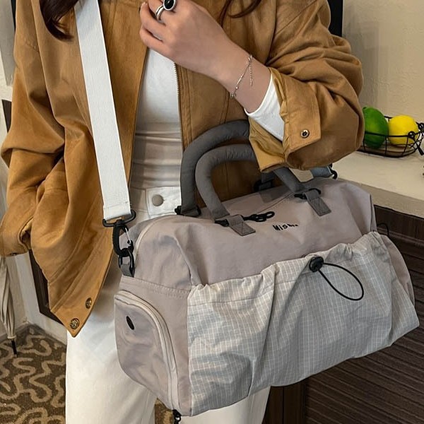 Large-Capacity Clothing Luggage Bag, Travel Satchel Short-Distance Business Trip Travel Bag, Fitness Bag, Lightweight Maternity Cosmetics Bag
