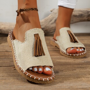 J 69311 Summer Round Head Women's Slippers �A�^Ůʽ����Ь