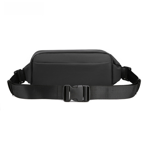 New Large Waterproof Multi-layer Men's Waist Bag Outdoor Leisure Trend Chest Bag Trendy Men Sports Waist Bag