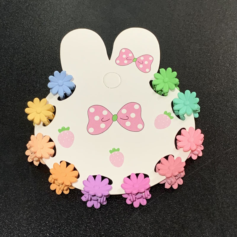 1,5 CM flor clip Daisy horquilla de color trenzado para niños horquilla rota horquilla clip superior bebé horquilla accesorios para el cabello