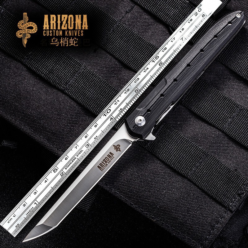 水果刀折叠精致小刀子m390户外潜水防身高硬度刀具口袋瑞士军工刀