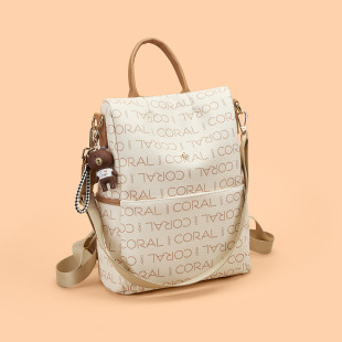 Cross-border foreign trade 2025 retro women's backpack women's portable shoulder bag travel bag large capacity backpack women's bag