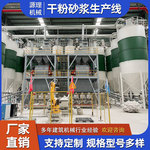 全自动砂浆机械生产成套设备大型腻子粉搅拌生产线码垛机器包装