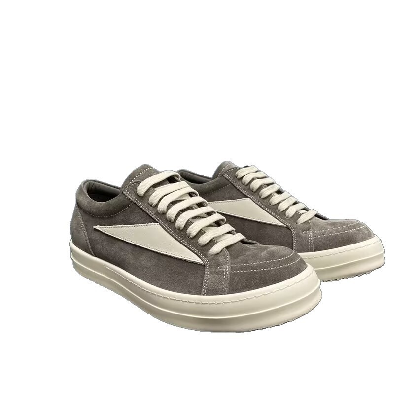 Herren Freizeitschuhe Aus Echtleder Mit Dicker Sohle Und Schnürung_voghion.com