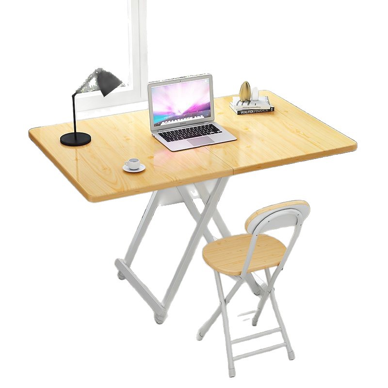 Mesa de comedor retráctil de casa de alquiler pequeña simple y portátil mesa de negociación doméstica multifuncional económica mesa plegable image 6