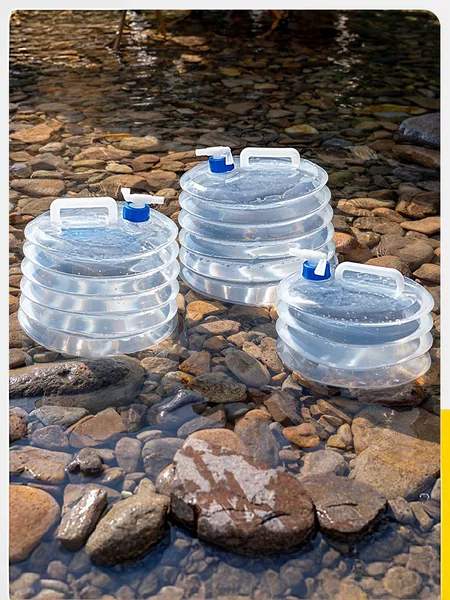 Outdoor Retractable Folding Water Bucket, Travel Storage, Car Water Bucket, Camping Portable Water Storage Bag, Outdoor Folding