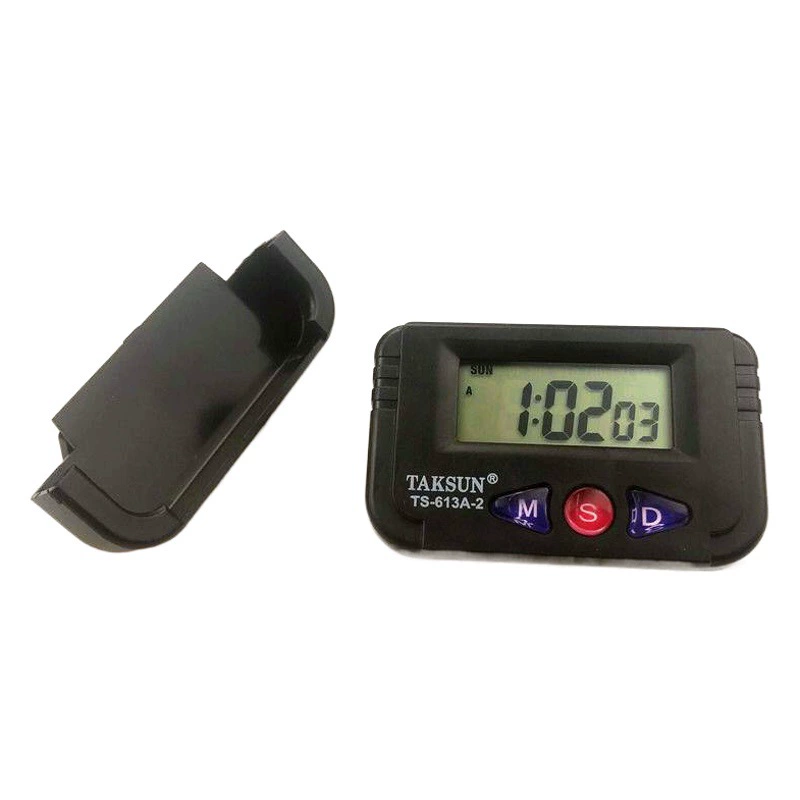 TS-613A-2 электронные автомобильные Часы светодиодный дисплей Электронные Часы двусторонние клейкие автомобильные часы