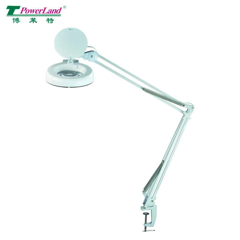 厂家供应127mm 8606CL夹台式LED放大镜灯 带灯放大镜