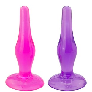 Men's and women's silicone suction cup anal plug long go out to wear back court expansion anal masturbation sex adult sex products
